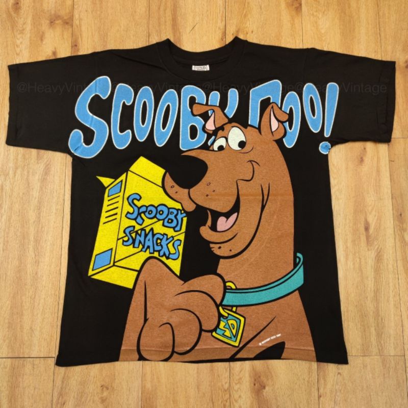 SCOOBY DOO SNACKS OVERPRINT CARTOON เสื้อลายการ์ตูน | Shopee Thailand