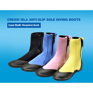 CRESSI NEOPRENE BOOTS 3mm.-รองเท้าบูท บูทใส่ดำน้ำ