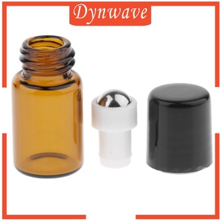 [DYNWAVE] 20X Empty Glass PP Essential Oil Perfume Roller Ball Bottles Case Holder 1ml