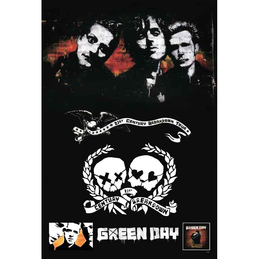 โปสเตอร์-green-day-กรีนเดย์-วง-ดนตรี-โปสเตอร์-ติดผนัง-สวยๆ-poster-34-5-x-23-5-นิ้ว-88-x-60-ซม-โดยประมาณ