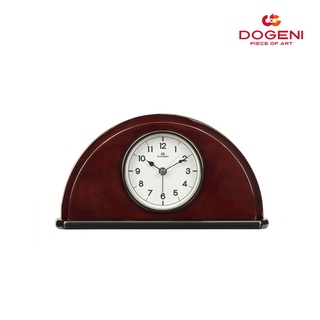 DOGENI นาฬิกาปลุกไม้ Wooden Table Clock รุ่น TEW005DB
