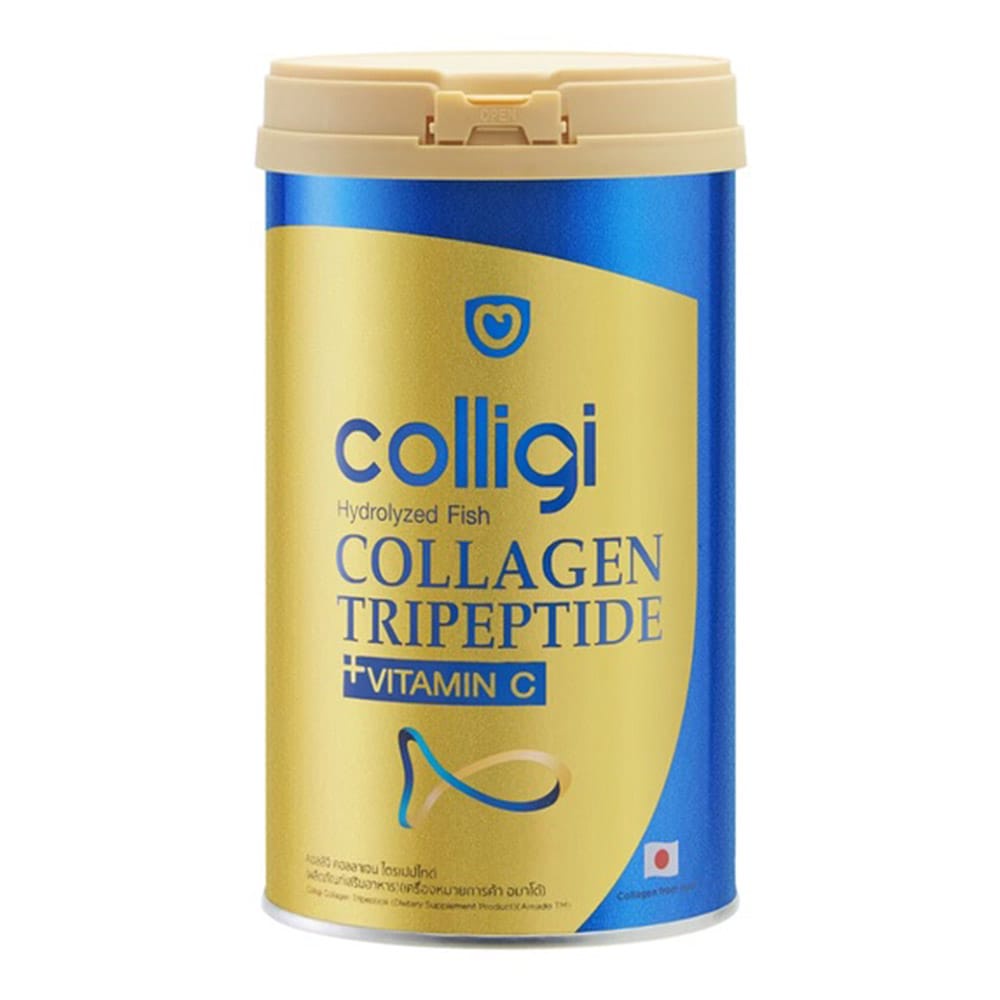 รายละเอียดเพิ่มเติมเกี่ยวกับ Amado Colligi Collagen TriPeptide คอลลิจิ คอลลาเจน / Amado Gold Collagen โกลด์ คอลลาเจน