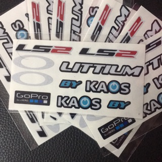 สติ๊กเกอร์ติดหมวกกันน๊อด Ls2
