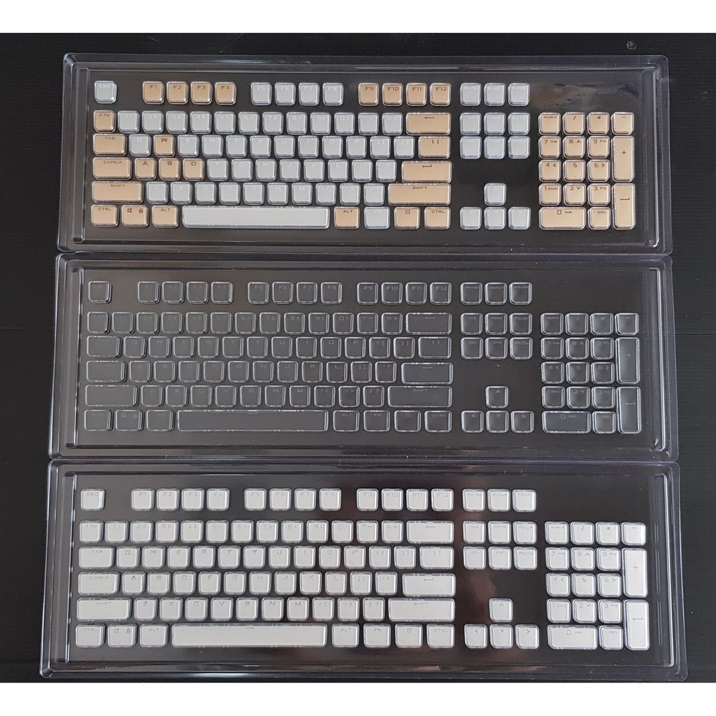 ปุ่ม Keycap สำหรับตกแต่ง Mechanical Keyboard ทรง Retro แมบ 2 Layer ไฟ ...