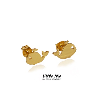 Little Me by CASO jewelry ต่างหูวาฬจิ๋ว  สีทอง / สีชมพู / สีเงิน  สินค้าทำมือ ของขวัญสำหรับเธอ