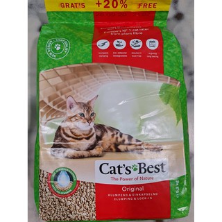 Cat Best ทรายแมวธรรมชาติ  10 ลิตร + 2 ลิตร   5.2 kg