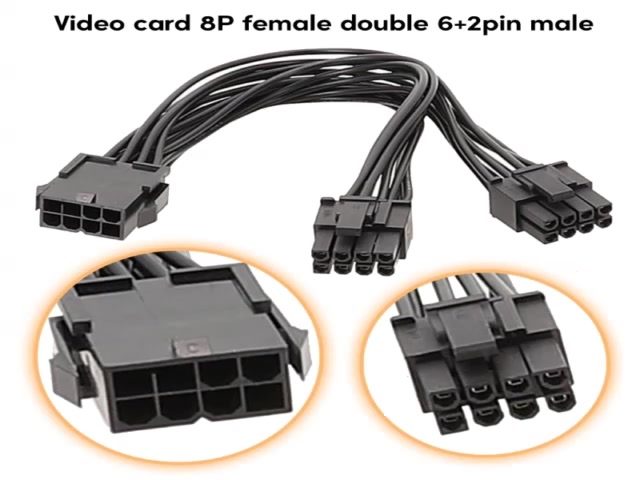 cre-อะแดปเตอร์การ์ดกราฟฟิค-8pin-ตัวเมีย-เป็น-2x-8pin-6-2-ตัวผู้-pciexpress-8p-pcie