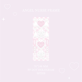 angel nurse frame sticker สติกเกอร์ไดคัท