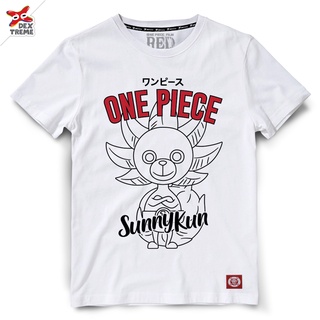 ✔☞▷Dextreme เสื้อวันพีซ T-shirt DOP-1589 One Piece Film Red Sunny Kun มี สีขาว และ สีดำ