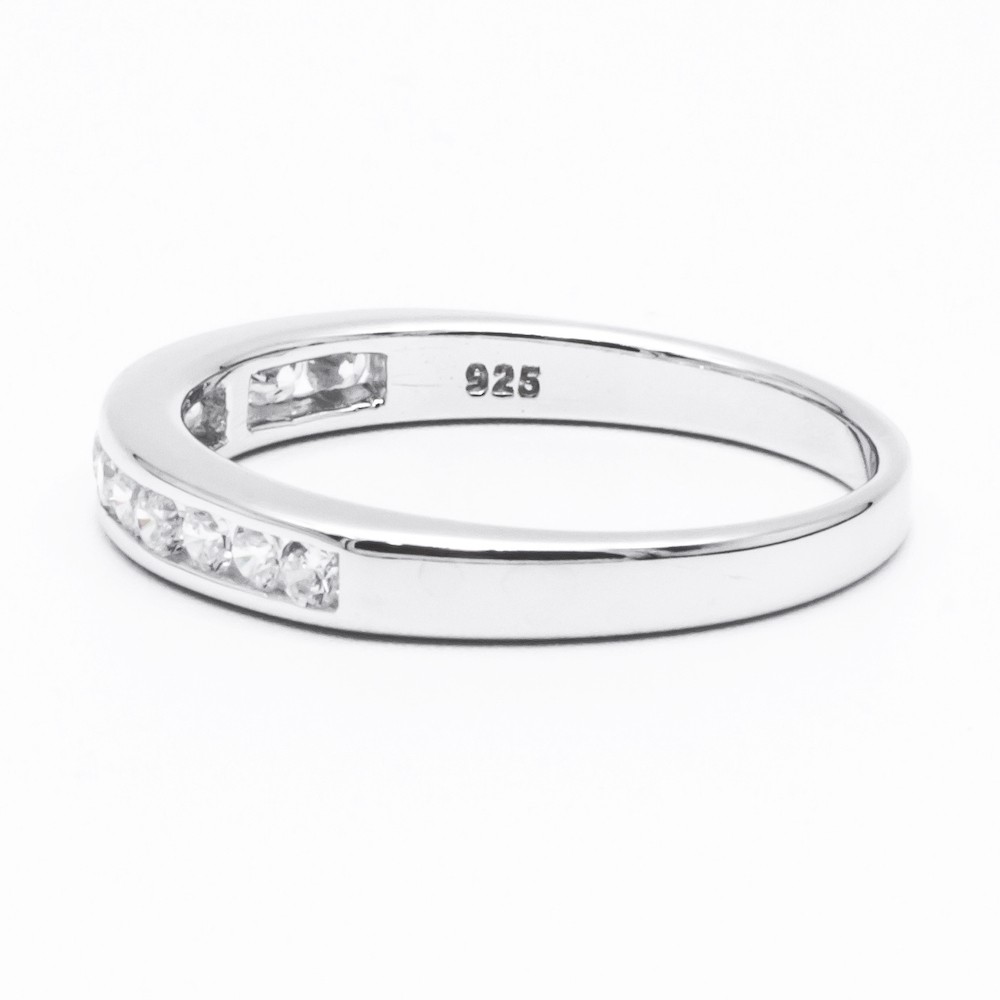 beauty-jewelry-925-silver-jewelry-แหวนเงินแท้ประดับเพชร-cz-แหวนฝังล็อค-รุ่น-rs2249-rr-เคลือบทองคำขาว