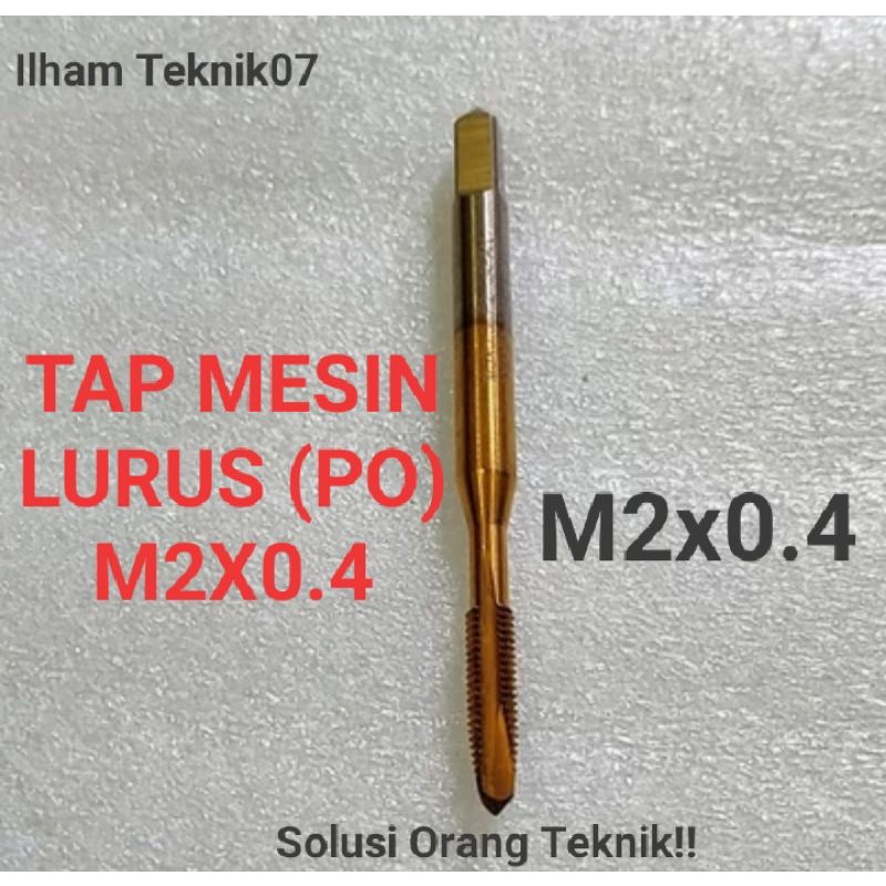 MESIN Tap. ต๊าปมือ ต๊าปเครื่อง ต๊าป PO. ต๊าปแหลม m2x0.4 | Shopee Thailand