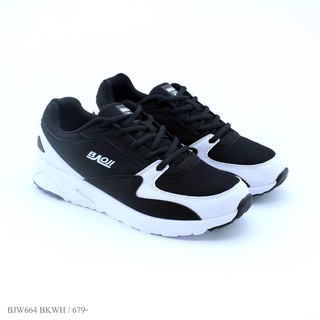 ภาพขนาดย่อของภาพหน้าปกสินค้าBaoji รองเท้าผ้าใบ รุ่น BJW664 สี ดำขาว ชมพู ขาวดำ จากร้าน agasa.sport บน Shopee
