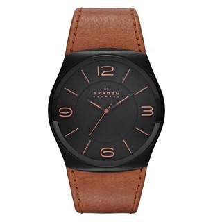 SKAGEN นาฬิกาข้อมือสุภาพบุรุษ สายหนัง รุ่น SKW6040