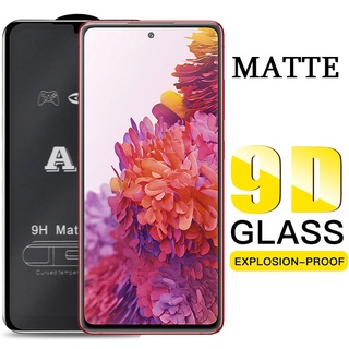 Matte ฟิล์มกระจกเต็มจอ แบบด้าน AG ของรุ่น ป้องกันหน้าจอ Samsung Galaxy S21 S20 FE Note 10 Lite 4G 5G