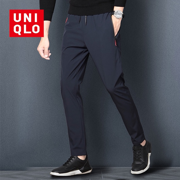 uniqlo-กางเกงกีฬา-มีซิป-ระบายอากาศ-แห้งเร็ว-ทรงหลวม-ขนาดใหญ่-สําหรับผู้ชาย-2022