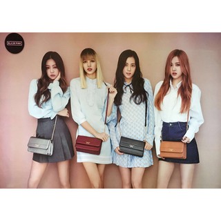 โปสเตอร์ รูปถ่าย นักร้อง เกาหลี BlackPink 블랙핑크 POSTER 24”x35” Girl Group K-pop Jennie Lisa Jisoo Rose V14