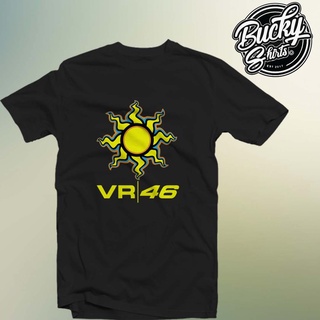 เสื้อสีขาว - เสื้อยืดสําหรับผู้ชาย☁L.Valentino Rossi 46 เสื้อเชิ้ต Rossi Sun v2 เสื้อยืดสําหรับผู้ช