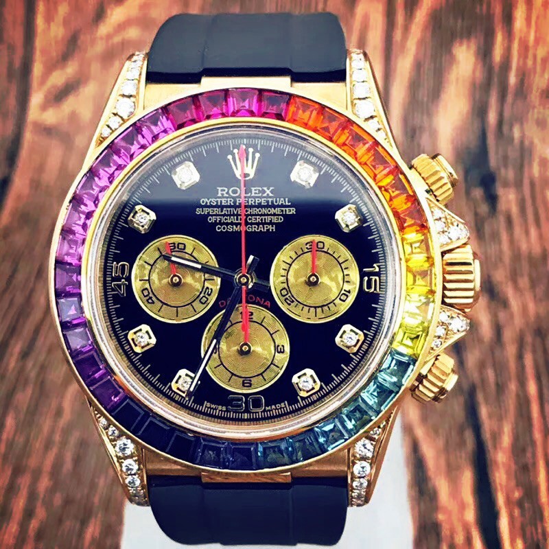 นาฬิกาจับเวลาเที่ยงตรงเที่ยงตรง-rolex-rolex-daytona-series-16518-นาฬิกาผู้ชายกลไกอัตโนมัติ