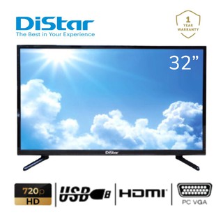 ทีวี LED ขนาด 32 นิ้ว DiStar LED 32” DIGITAL TV ระบบทีวีดิจิตอล ดูทีวีเพื่อการศึกษาได้โดยไม่ต้องใช้กล่องต่อเพิ่ม