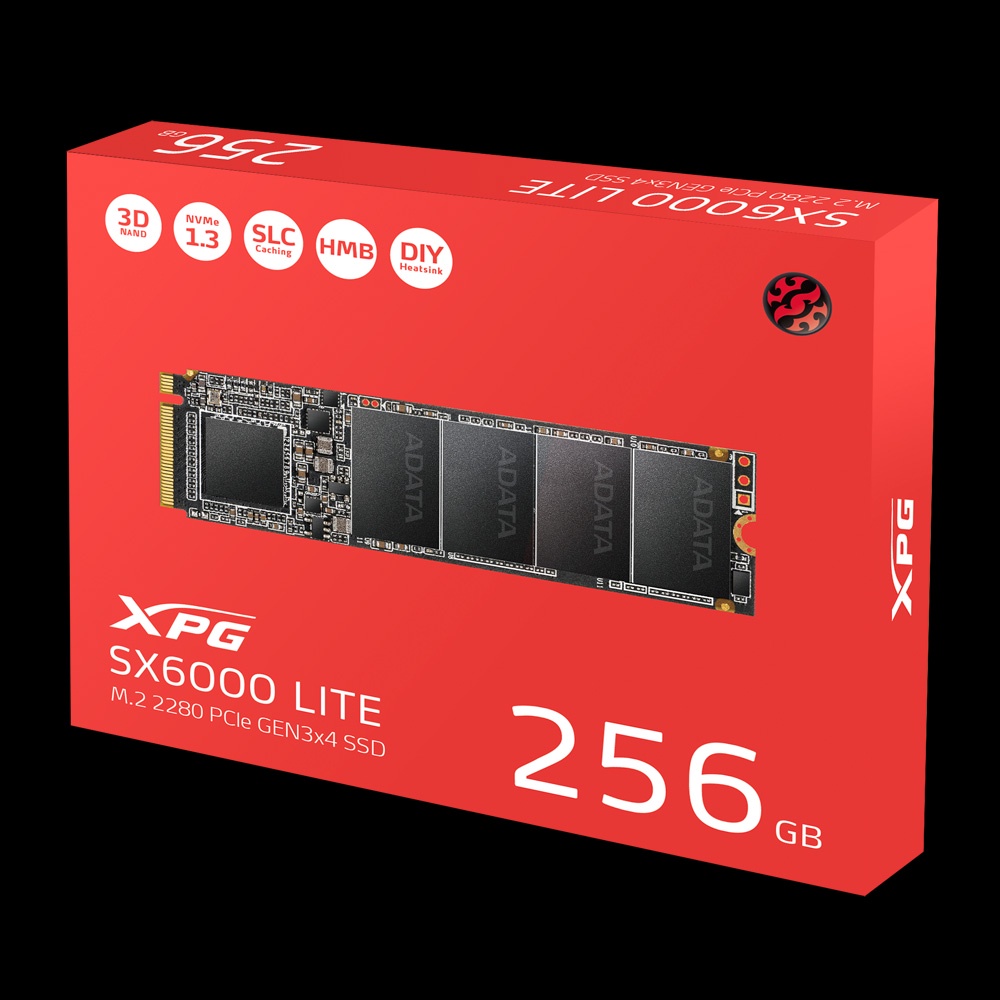 XPG SSD รุ่น XPG SX6000 Lite 128GB 256GB PCIe Gen3x4 M.2 2280 (เอส