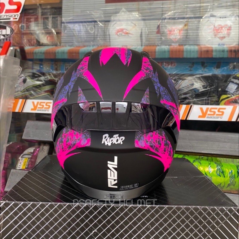 ถูกสุด ️หมวกกันน็อค Real รุ่น Raptor Stratos | Shopee Thailand