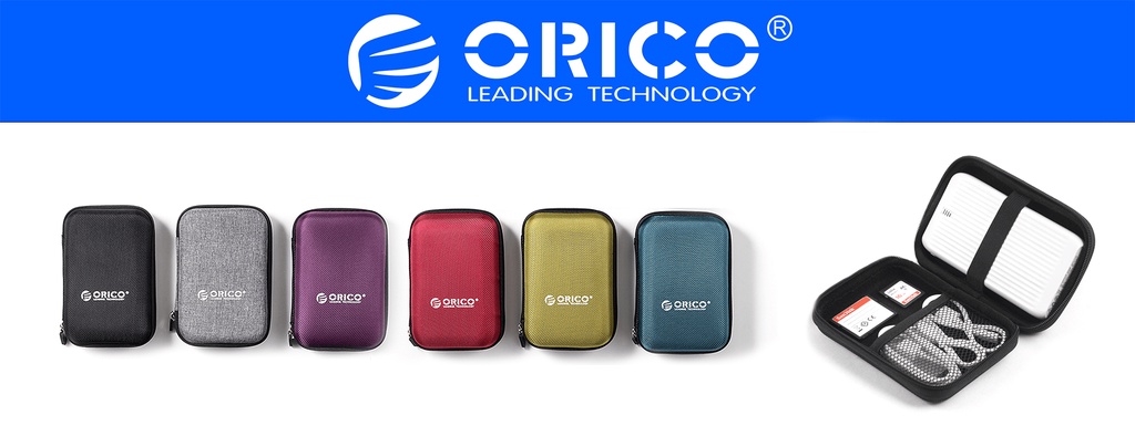 รูปภาพของ ORICO 2.5 inch HDD/SSD Hard Drive Case HDD Protector Storage Bag Portable External Hard Drive Pouch for USB AccessoriesPHD-25
