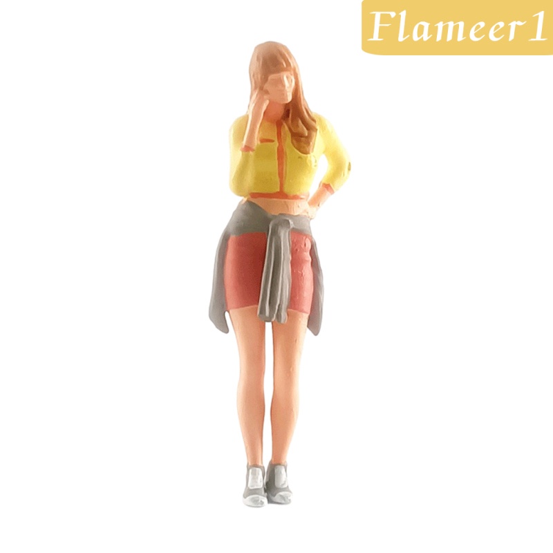 flameer1-mini-1-64-figures-fitness-woman-street-scene-model-railway-layout-s-scale