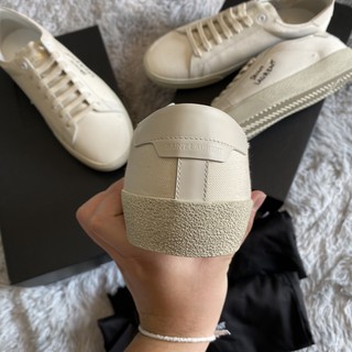 ภาพขนาดย่อของภาพหน้าปกสินค้าแนะนำสอบถามไซส์คงเหลือ ก่อนกดสั่งนะคะ YSL Saint laurent sneakers court classic sl/06 (รุ่นผ้า) จากร้าน suckkershop บน Shopee ภาพที่ 3