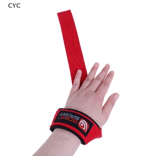 CYC 2X Padded weight lifting straps training gym gloves hand bar wrist wraps support
 CY