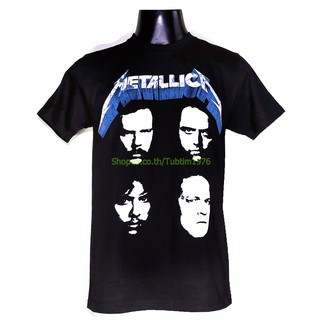 เสื้อยืดสุดเท่เสื้อวง Metallica เสื้อยืดวงดนตรีร็อค เสื้อวินเทจ เมทัลลิกา MET1301Sto5XL