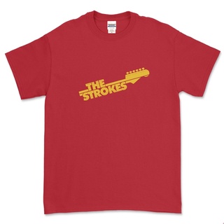 ทางเลือกที่ดีที่สุดของคุณเสื้อยืด พิมพ์ลายโลโก้กีต้าร์ The STROKESS-5XL