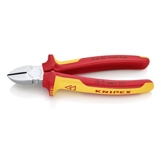 KNIPEX Diagonal Cutter VDE 180 mm คีมตัดทแยงมุม VDE 180 มม. รุ่น 7006180