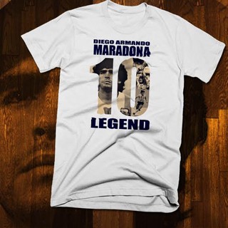 ฝ้ายเสื้อยืดพิมพ์ลายเสื้อยืดลายกราฟฟิก Diego Maradona Argentinas-5xl