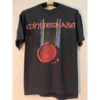 เสื้อยืดวินเทจ วง Whitesnake 1990