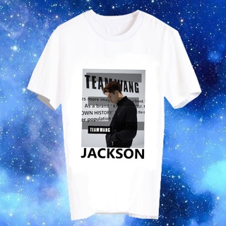 ราคาถูกเสื้อยืดสีขาว สั่งทำ เสื้อยืด Fanmade เสื้อแฟนเมด เสื้อยืดคำพูด เสื้อแฟนคลับ JKSW25 แจ็คสัน หวัง Jackson Wang fan