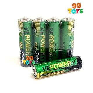 ถ่าน2A ถ่านไฟฉาย (AA) battery AA ถ่านใส่นาฬิกา ถ่านของเล่น ถ่านรีโมท แพค4ก้อน