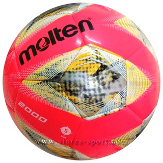 ภาพขนาดย่อของภาพหน้าปกสินค้าลูกฟุตบอล Molten F5V 2000 F5A2000 เบอร์5 ลูกบอล บอล ลูกฟุตบอลหนังเย็บ 100% football จากร้าน storessport บน Shopee ภาพที่ 5