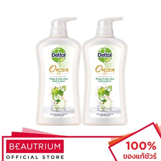 DETTOL Onzen Smoothing Shower Gel ผลิตภัณฑ์ทำความสะอาดผิวกาย 500g x 2