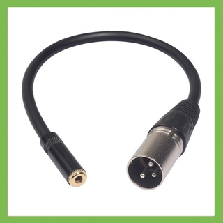 0.3ม.XLR 3.5 Audio Cable Xlr Male To 3.5มม.Female สายเคเบิ้ลเสียงต่อขยายสายไฟ