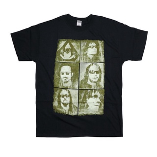 เสื้อยืดโอเวอร์ไซส์เสื้อเชิ้ต Overkill Faces Band - LS-4XL