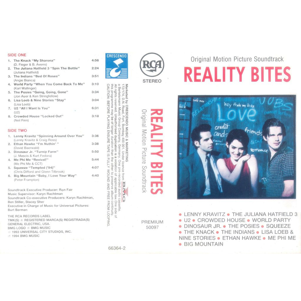 ซีดีเพลง-cd-reality-bites-1994-soundtrack-music-from-the-motion-picture-ในราคาพิเศษสุดเพียง159บาท