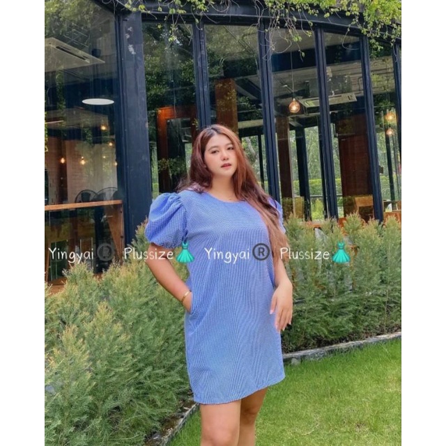 เดรสทรงเอbigsize-สาวอวบใส่สวยมากๆ