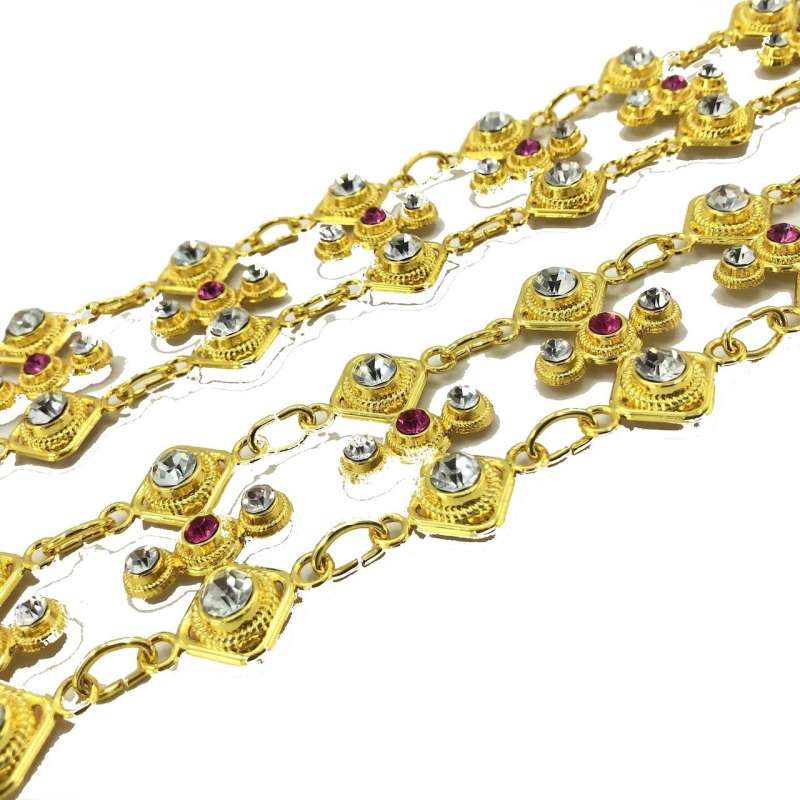 vintage-jewelry-สร้อยสังวาลย์-ประเพณี-ชุดไทย-ประดับ-เพชรทอง-ใหญ่เส้นสังวาลย์