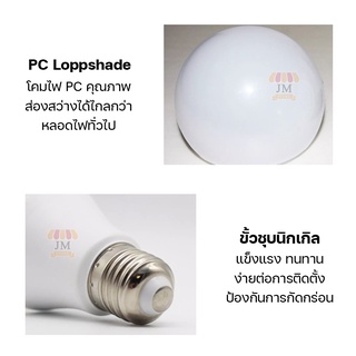 ภาพขนาดย่อของภาพหน้าปกสินค้าหลอดไฟ LED ทรงกลมแสงสีขาว E27 รุ่น ST 24W 18W 15W 12W 9W 7W 5W 3W หลอดไฟบ้าน ไฟห้องนอน ห้องครัว หลอดปิงปอง Bulb lights จากร้าน jm_store. บน Shopee ภาพที่ 1