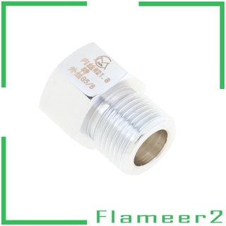 ( Flameer2 ) อะแดปเตอร์แปลงถังน้ําสําหรับตู้ปลา Co2 Regulator G5 / 8 , W21 . 8 , M22