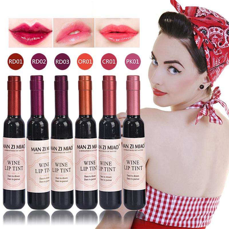 ภาพหน้าปกสินค้าSexy Waterproof Wine Red Shape Lip Tint Gloss Women Lip Makeup Liquid Lipstick Lipgloss Cosmetic ที่เกี่ยวข้อง