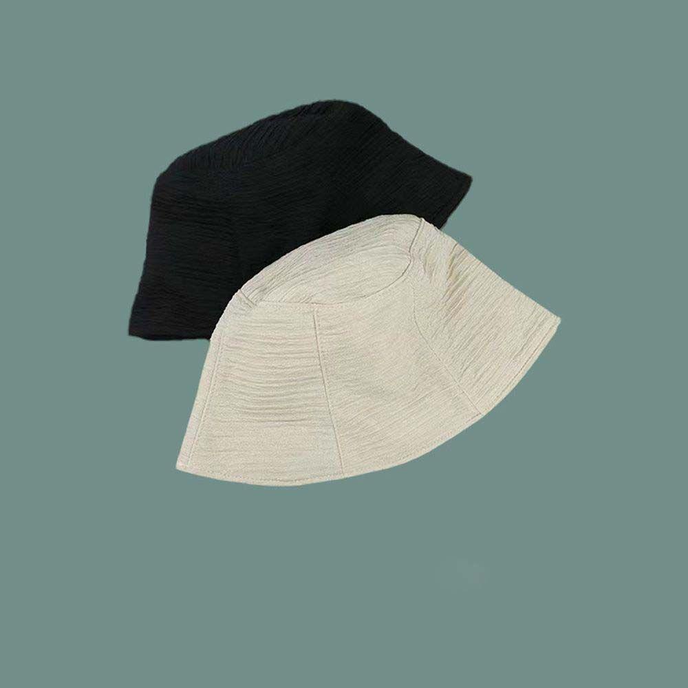 daron-หมวกบักเก็ต-แบบนิ่ม-กันแดด-สีพื้น-สไตล์เกาหลี-ญี่ปุ่น