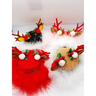 หมวกอังโก๊ะ Christmas กวางเลนส์เดียร์ (Merry Christmas)🦌🎉🎈