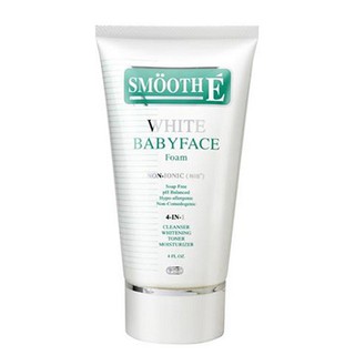 SMOOTH E WHITE BABY โฟม 4 OZ  เพื่อผิวหน้าสะอาด ขาวใสและอ่อนเยาว์