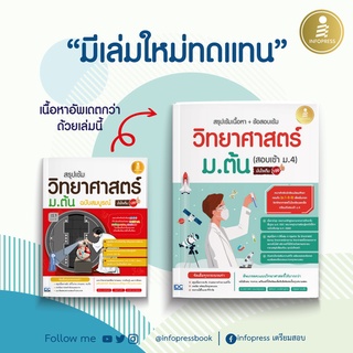 หนังสือ สรุปเข้มเนื้อหา+ข้อสอบเข้ม วิทยาศาสตร์ ม.ต้น (สอบเข้า ม.4) มั่นใจเต็ม 100